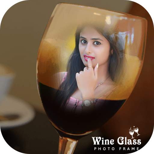 Wine Glass Photo Frame 1.4