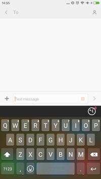 Black O S Theme Emoji Keyboard screenshot 1