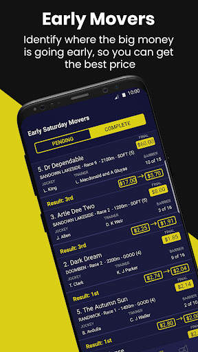 Plunge: Horse Racing Alerts screenshot 1