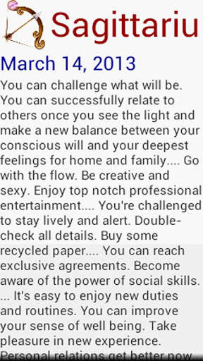 Daily Prediction Horoscope Sun Sign Zodiac Based screenshot 3