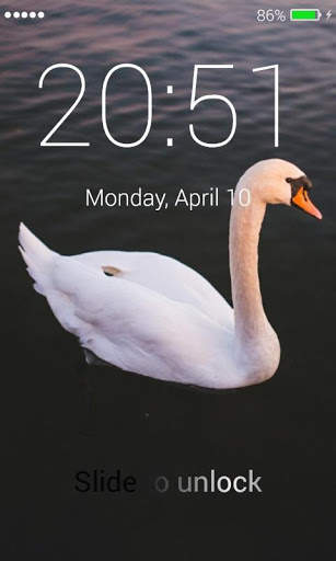 Swans Lock Screen screenshot 1