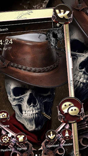 Cowboy Skull Launcher Theme screenshot 3