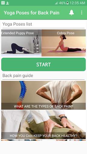 Yoga Poses for Lower Back Pain Relief screenshot 1