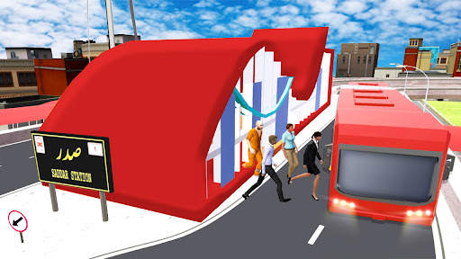 Real Metro Bus Game : City Bus Driving Simulator screenshot 2