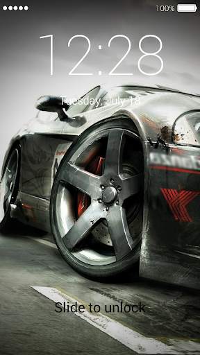 Street Racing Password Lock Screen 1 تصوير الشاشة
