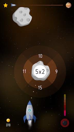 Space Math - Times tables & multiplication games screenshot 1