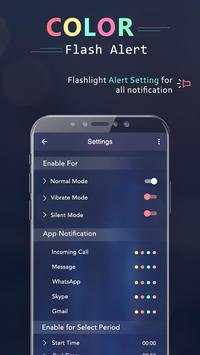 Flash Alert on Call & Sms : Automatic Flashlight screenshot 5