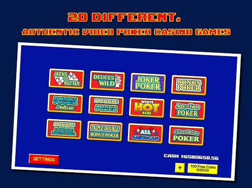 Video Poker - Free Poker Games screenshot 3