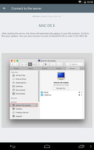 LAN drive - SAMBA Server & Client screenshot 15