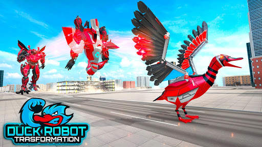 Duck Robot Car Transform: War Robot Games screenshot 5