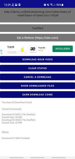 m3u8 Downloader screenshot 2