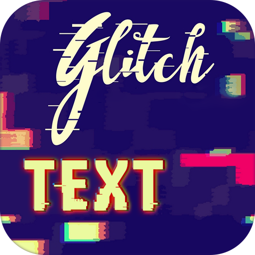 Glitch Typography - Glitch Effect Name Art icon