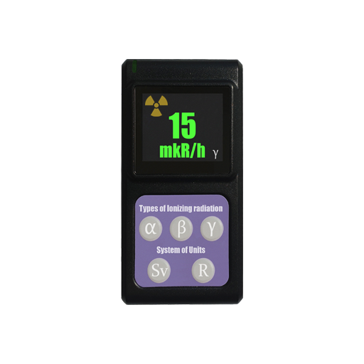 Radiation dosimeter simulator icon