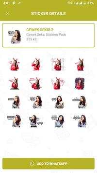 Best Sexy Girl Stickers - WAStickerApps screenshot 3
