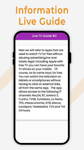 Live TV All Channels Free Online Guide screenshot 4