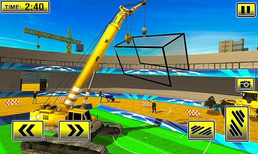 Football Stadium Builder: New 3D Construction Game screenshot 2