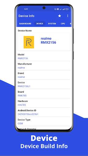 Device Info : System, CPU Info screenshot 2