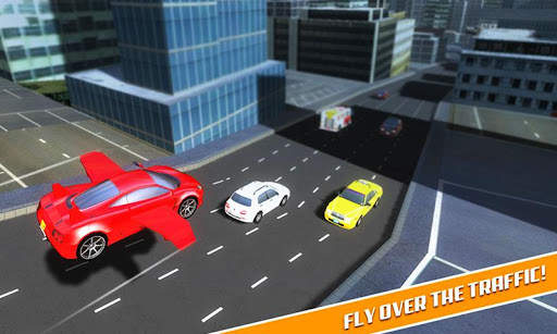 Flying Car 3D: Race Car Simulator 2017 screenshot 6