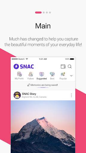 SNAC – Social Media, Messenger, Groups & Rewards screenshot 1