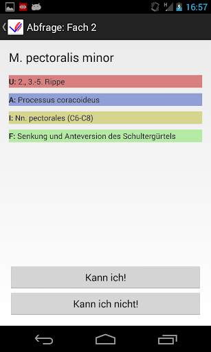 Muskel Lernkartei lite screenshot 3