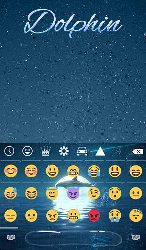 Dolphin Animated Keyboard   Live Wallpaper screenshot 4