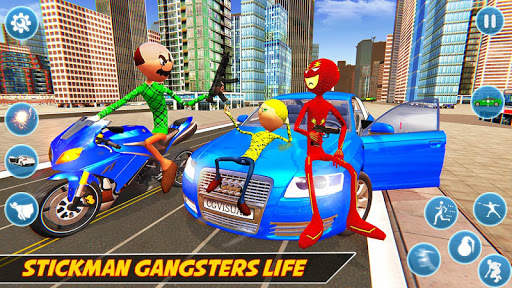 Poppy Rope Hero Stickman Games screenshot 8