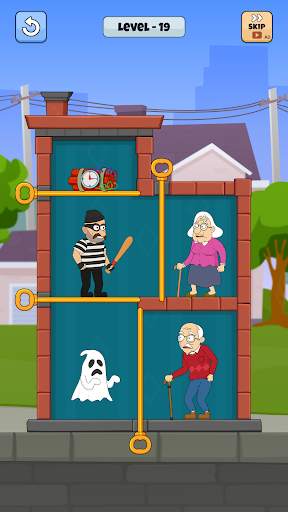 Rescue Granny- Home Pull Pin Puzzle screenshot 5