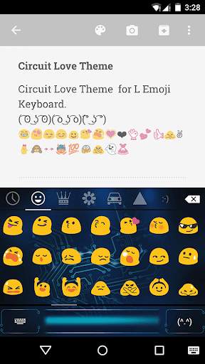 Circuit Love Emoji Keyboard screenshot 2
