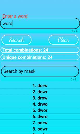 Anagram Maker screenshot 2