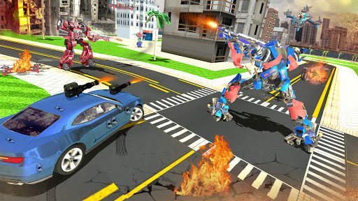 Robot Car Drone Transform: Rob screenshot 6