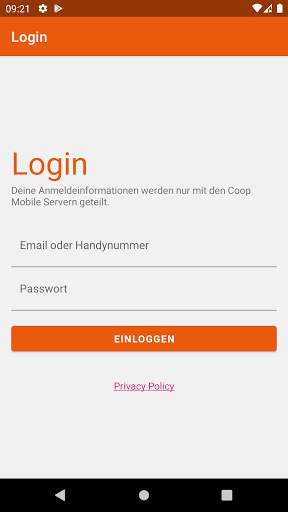 Coop Mobile Prepaid (Inoffizielle Guthabenabfrage) screenshot 1