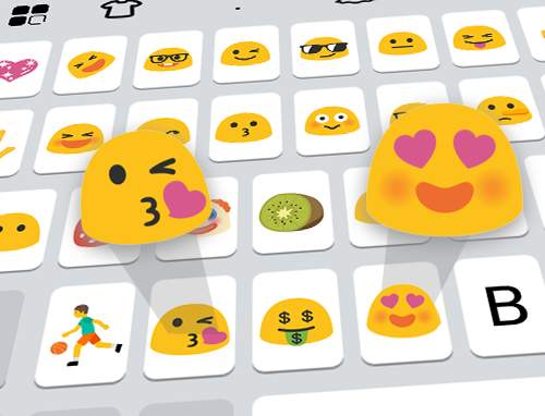 Blob emoji for Android 7 - Emoji Keyboard Plugin screenshot 4