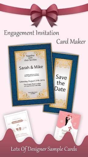 Engagement Invitation Card Maker screenshot 1