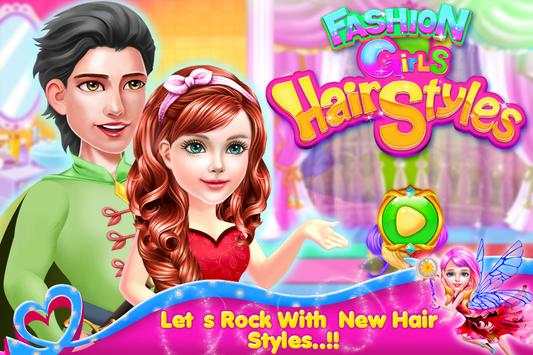 Fashion Girls Hairstyle screenshot 1