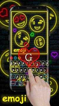 Neon Emoji Keyboard screenshot 2