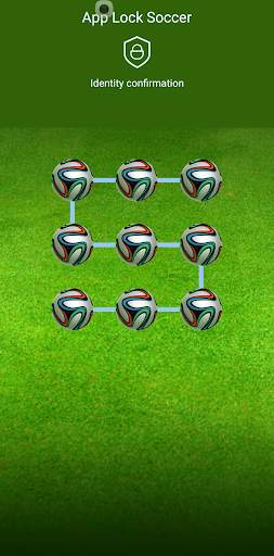 App Lock Soccer Pattern screenshot 1