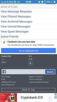 Fastest Facebook screenshot 1