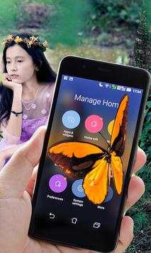 Butterfly on Screen Funny Joke स्क्रीनशॉट 1
