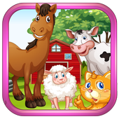 Animals Farm-Crazy Farm Games icon