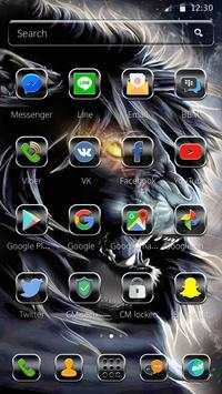 Angry Black Lion Theme screenshot 6