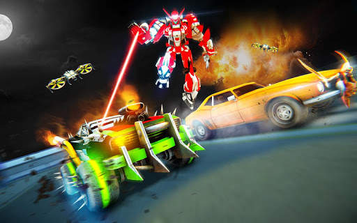 Flying Robot Hero Vegas Crime City Gangster स्क्रीनशॉट 5