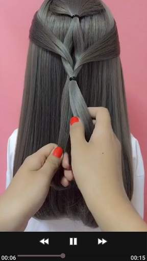 Girls Hairstyles Step By Step screenshot 5