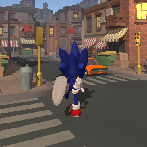 Blue Hedgehog Dash Runner icon