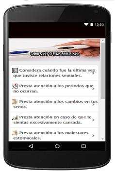 Como Saber Si Estas Embarazada screenshot 5