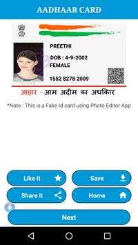 Fake ID Card Maker Prank screenshot 2