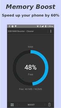 2GB RAM Booster - Cleaner 2016 screenshot 1