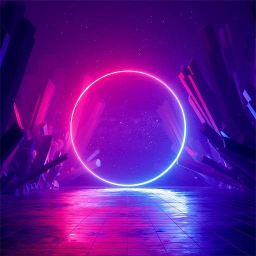 Free clairvoyant reading in the circle icon