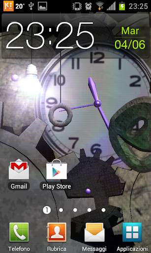 Clock Bulb 3d Live Wallpaper screenshot 2