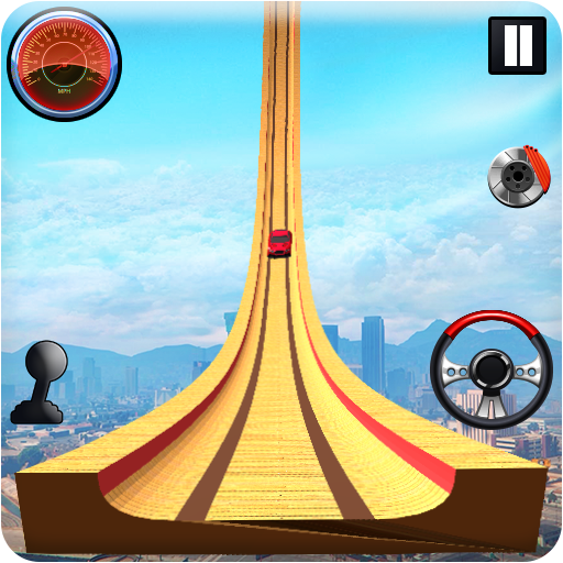 Grand Vertical Ramp Car Racing: Mega Ramp Stunts आइकन