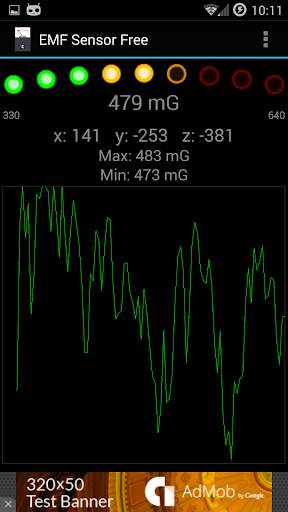 EMF Sensor Free screenshot 2